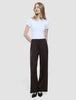 Women's Linen Pants Relaxed Espresso