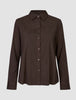 Women's Linen Shirt Espresso