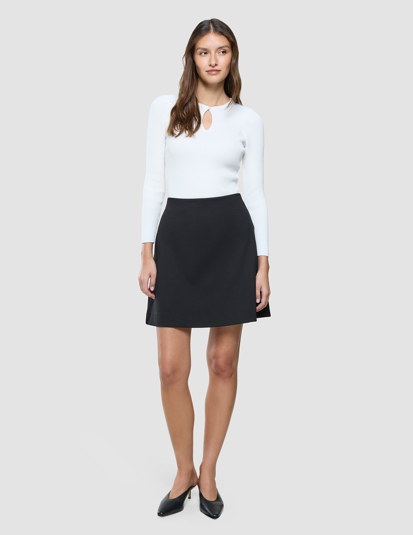 Women Marin Skirt Short Black