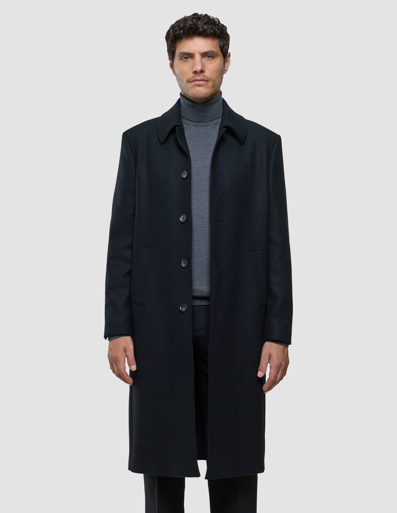 Maxi Wool Coat Black