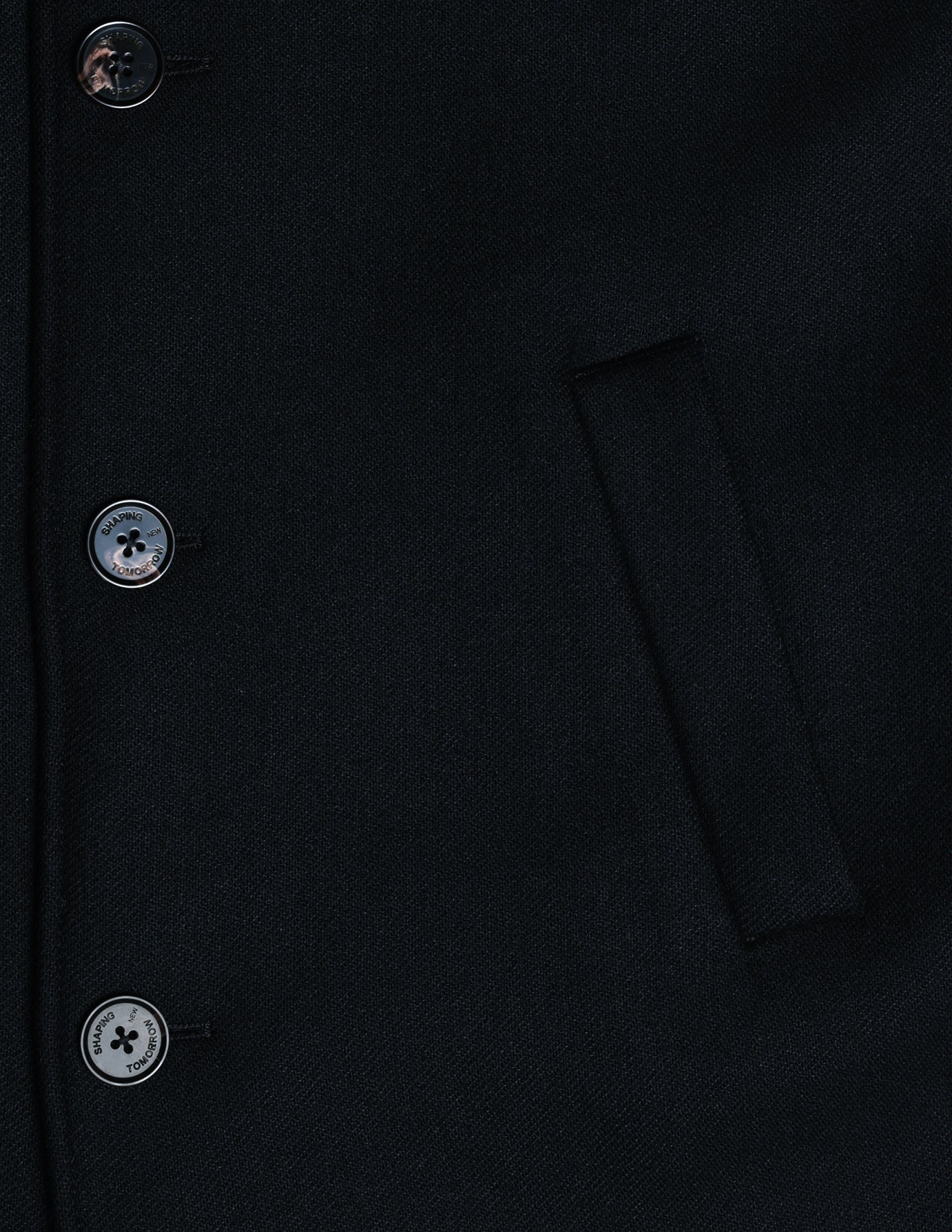 Maxi Wool Coat Black
