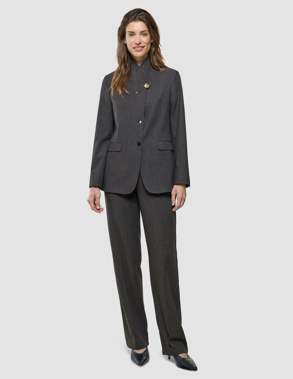 Women Nara Pants Straight Cool Brown