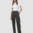 Women Nara Pants Straight Cool Brown