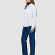 Oversized Long Sleeve Shirt White