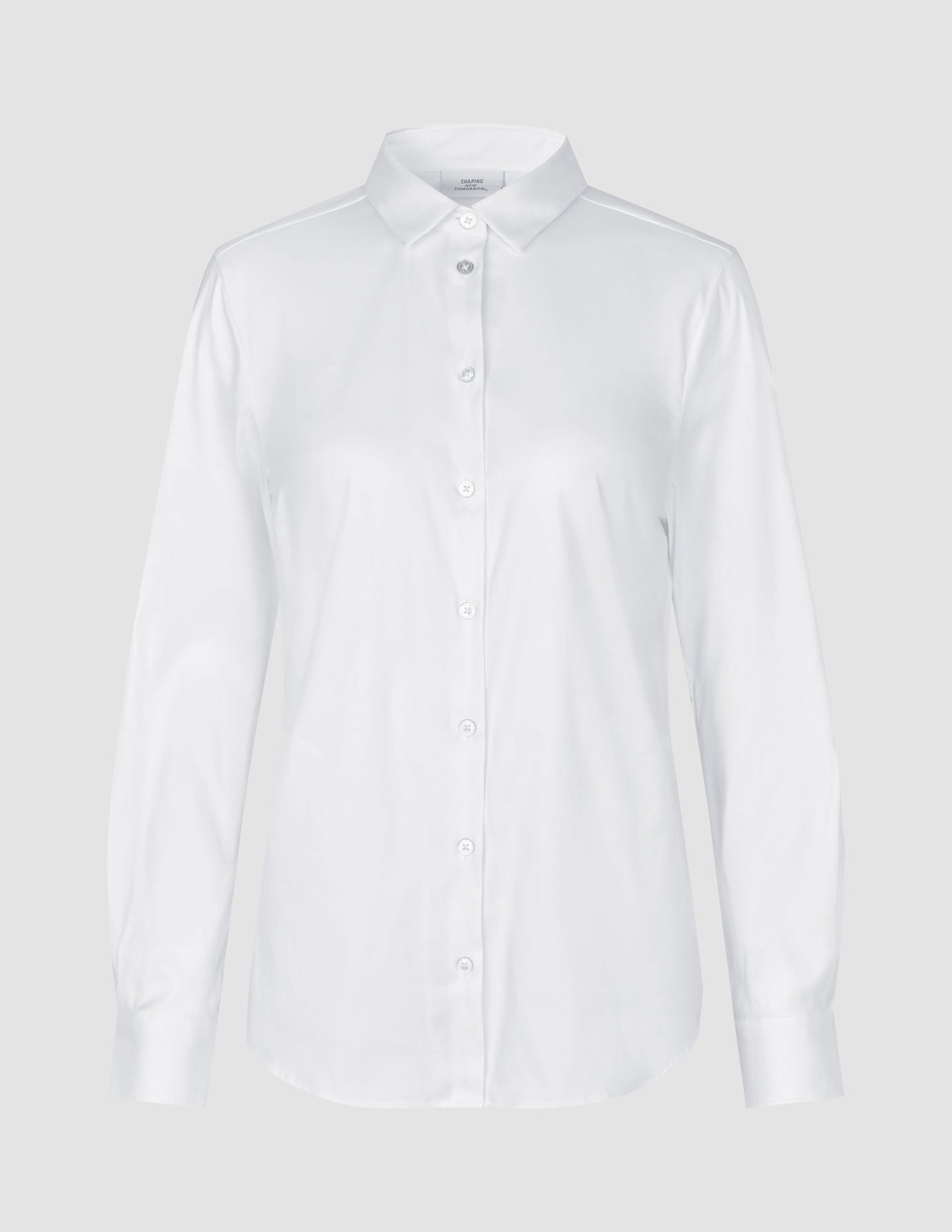 Women Oxford Shirt White Slim