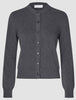 Women Quinn Crewneck Cardigan Cool Brown
