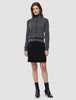 Women Quinn Crewneck Cardigan Cool Brown