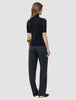 Women Quinn Short Sleeved Turtleneck Black