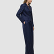 Raina Suit Nightsky Pinstripe Blazer and Wide Pants