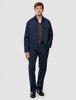 Refine Cotton Pants Relaxed Fit Navy