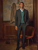 Tech Wool Suit Pants Slim Black