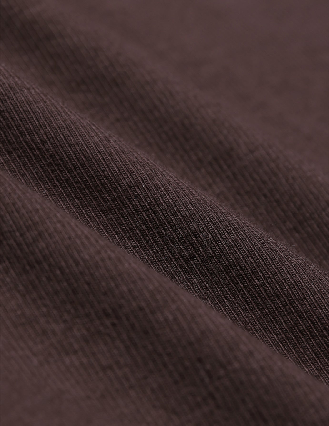 Women Rib T-shirt Long Sleeve Espresso