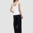 Rib Tank Top White