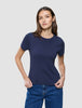 Women Rib T-Shirt Night Sky