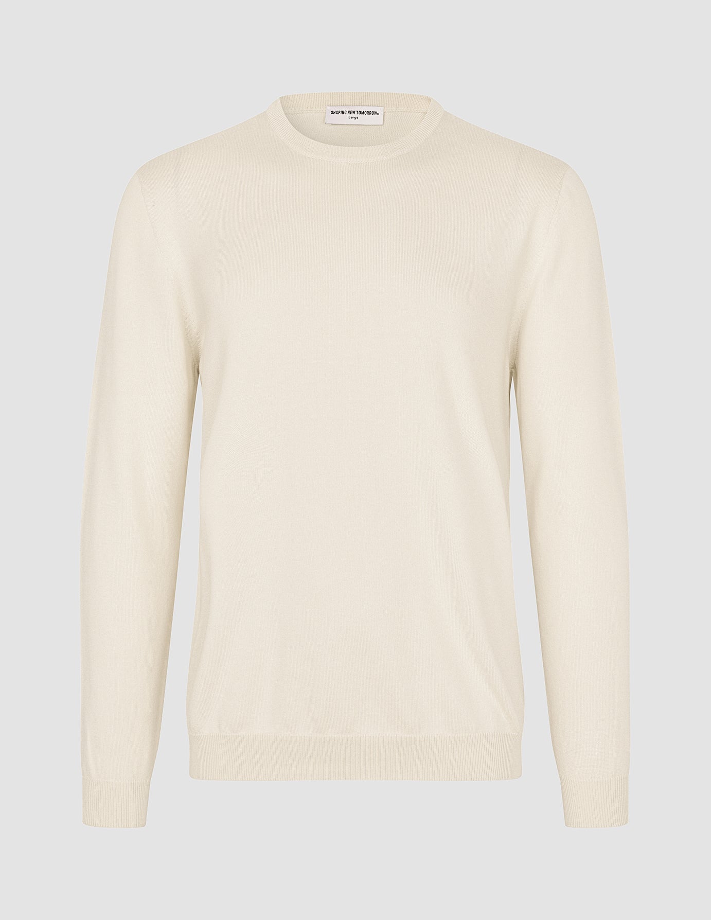Seamless Core Knit Crewneck Birchwood