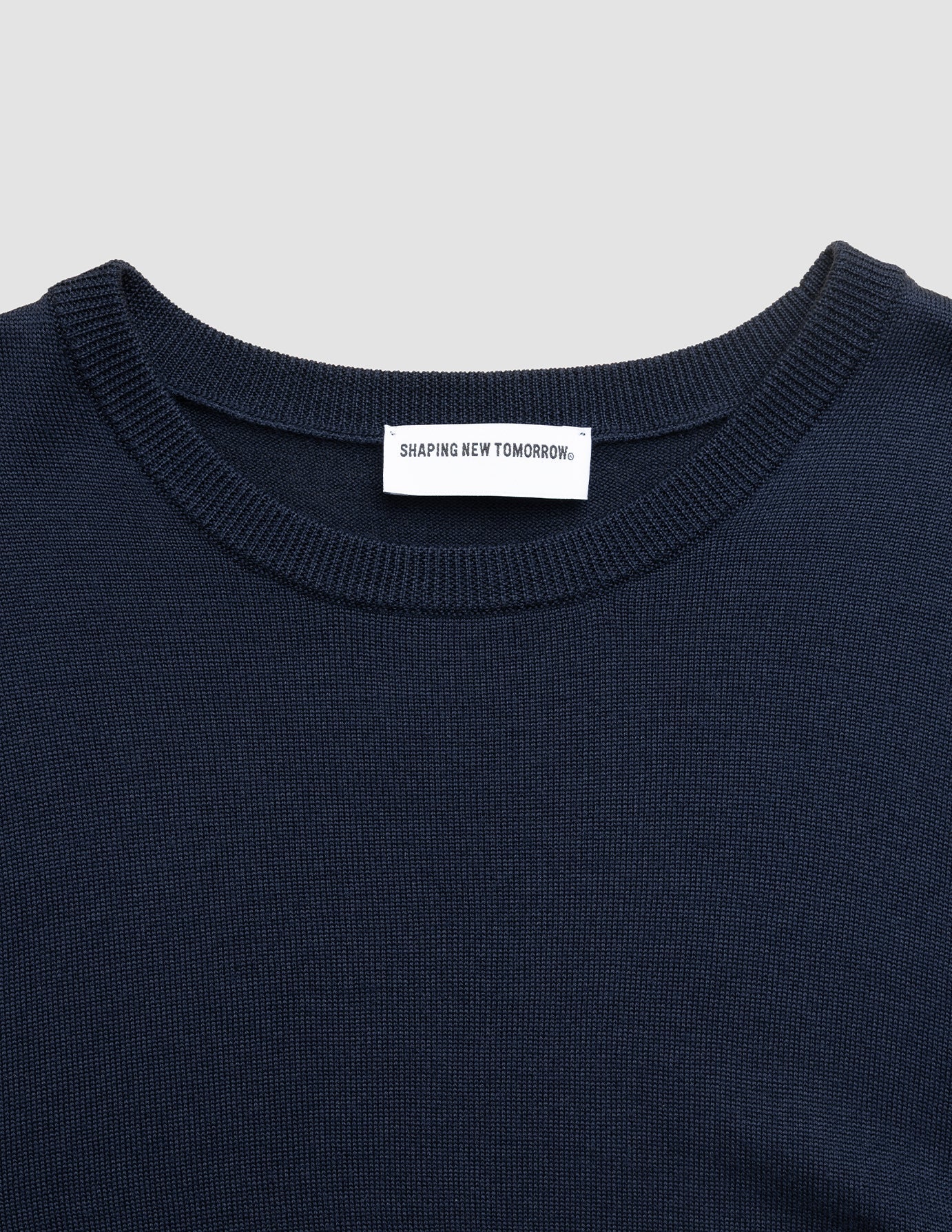 Seamless Core Knit Crewneck Dark Navy