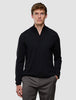 Seamless Core Knit Half Zip Black