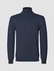 Seamless Core Knit Half Zip Dark Navy