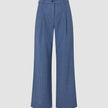 Women Serene Pants Wide Ombre Blue Herringbone