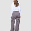 Women Serene Pants Wide Pink Winery Herringbone