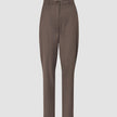 Women Skye Pants Tapered Dark Chestnut Melange