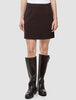 Sorae Set Espresso Short Jacket and Short Skirt