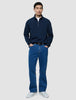 Sweat Half Zip Dark Navy
