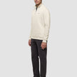 Sweat Half Zip Off White