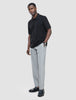 Tech Linen Elastic Pants Charcoal