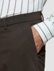 Tech Wool Suit Pants Regular Cocoa Brown
