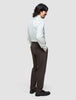 Tech Wool Suit Pants Regular Cocoa Brown