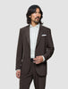 Tech Wool Blazer Dark Cocoa Brown Regular