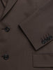 Tech Wool Blazer Dark Cocoa Brown Regular