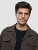 Tech Wool Overshirt Cocoa Brown