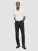 Textured Knitted Short Sleeve Polo Shirt Buttercream