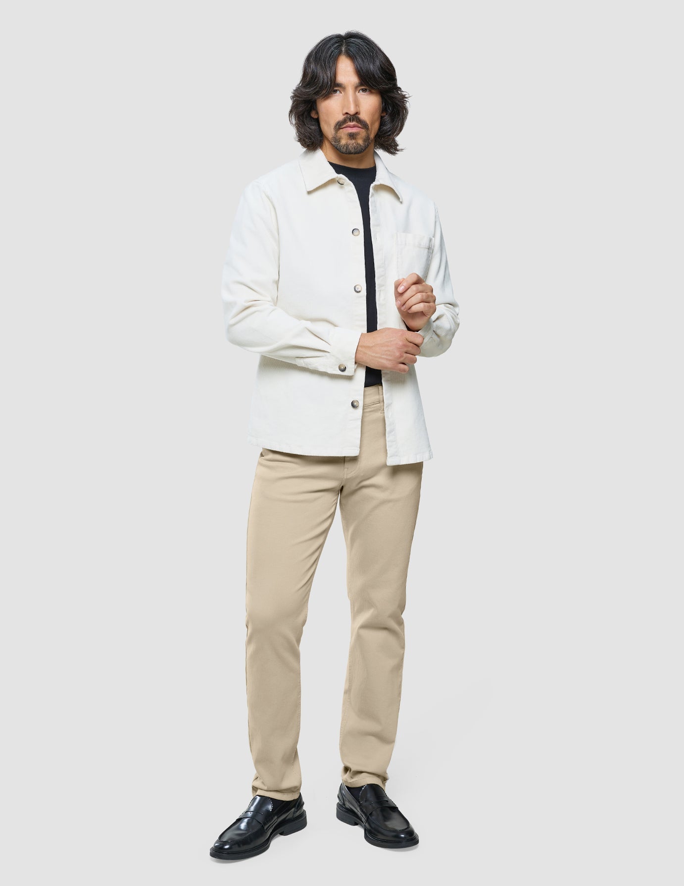 Classic 5-Pocket Pants Slim Safari