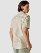 Bowling Short Sleeve Shirt Safari Bulky Stripes