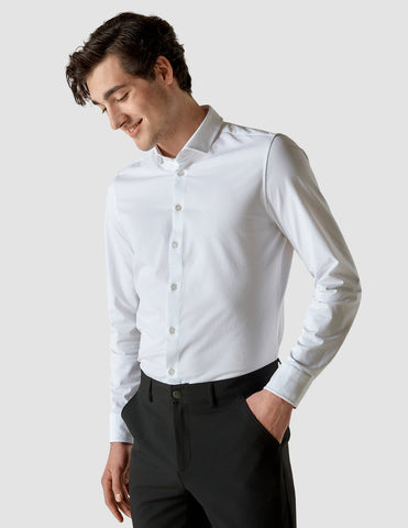 White NEW TOMORROW SHAPING | Classic Slim Shirt