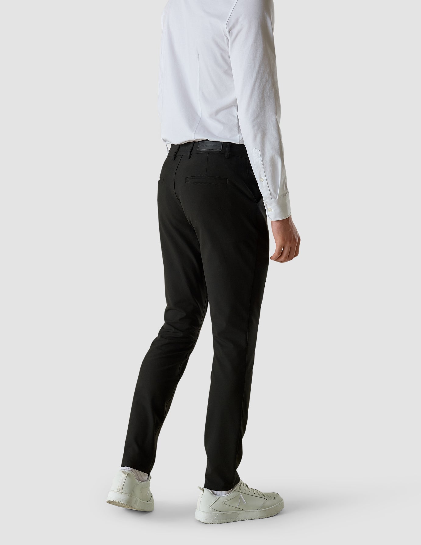 Black shop pants slim