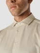 Classic Shirt Herringbone Beige Slim