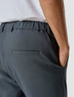 Tech Linen Elastic Pants Navy