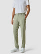Tech Linen Elastic Pants Neutral Green